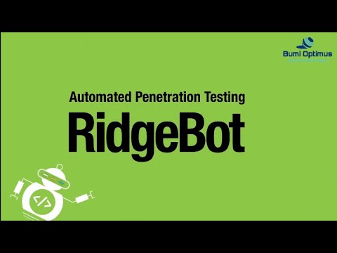 Automated Penetration Testing RidgeBot Bumi Optimus